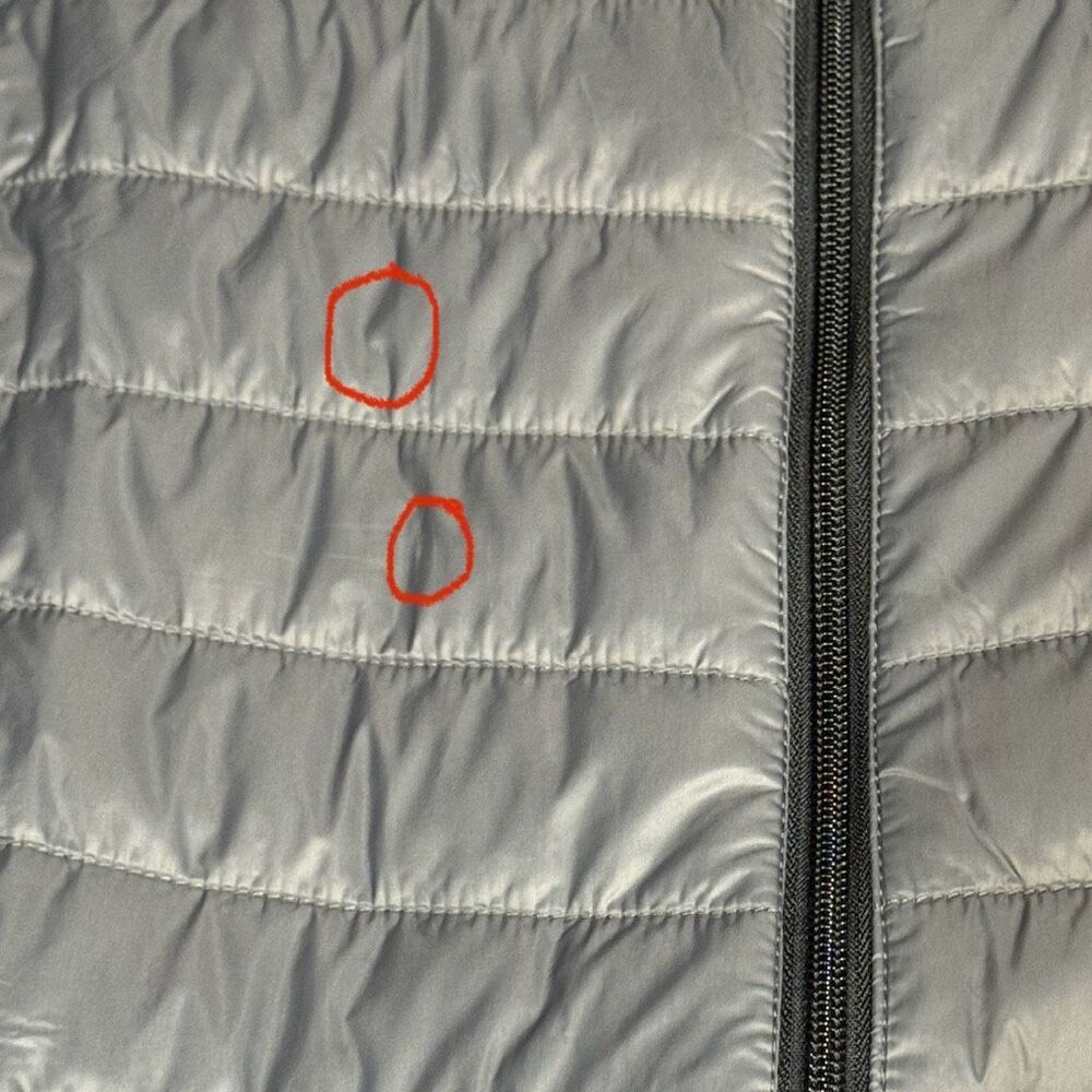 Karbon Men's Quest II Ultralight Puffer Jacket In Grey and Black Size XL - Picture 12 of 13